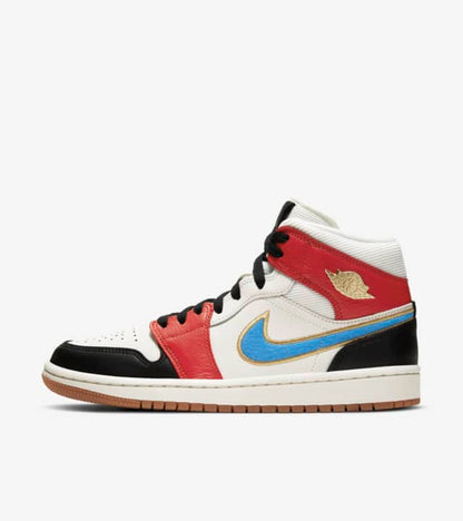 Men's Air Jordan 1 Mid 'Let(Her)Man' Shoes
