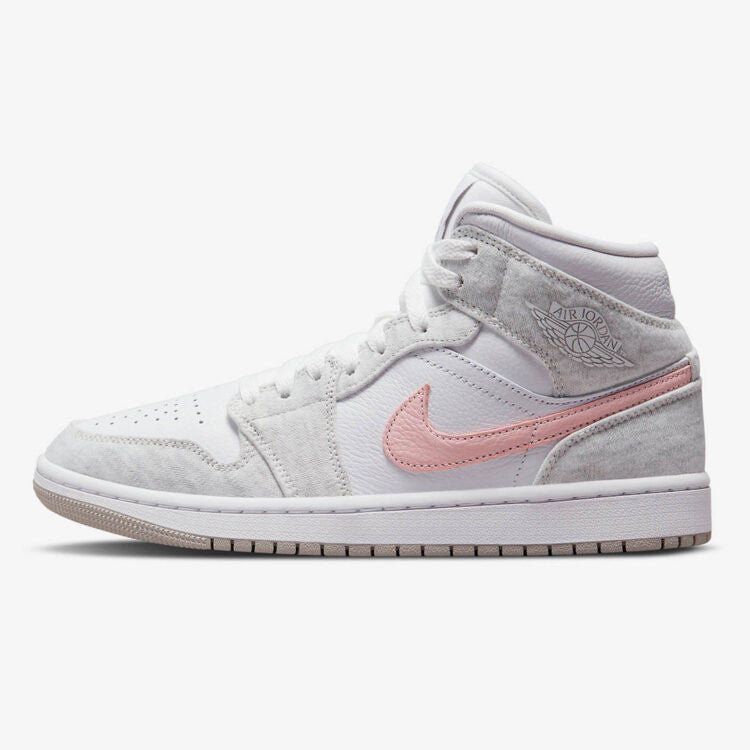 Men's Air Jordan 1 Mid 'Light Iron Ore' Shoes