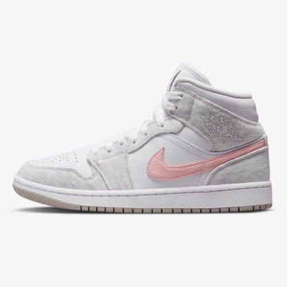 Men's Air Jordan 1 Mid 'Light Iron Ore' Shoes