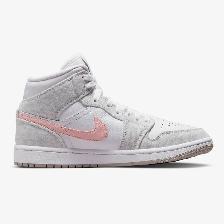 Men's Air Jordan 1 Mid 'Light Iron Ore' Shoes