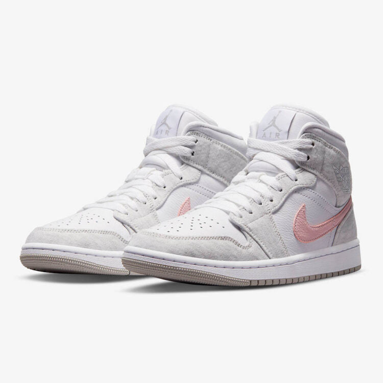 Men's Air Jordan 1 Mid 'Light Iron Ore' Shoes
