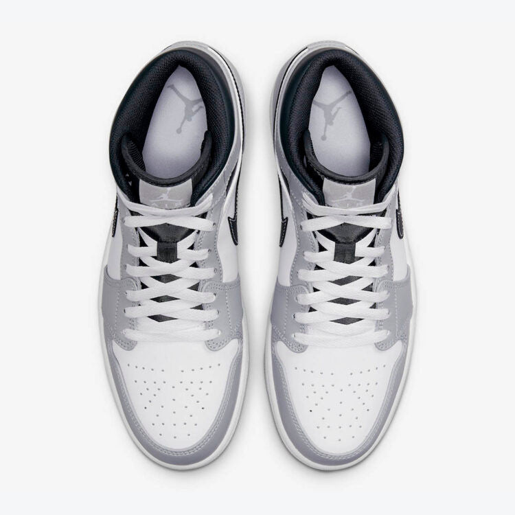Men's Air Jordan 1 Mid 'Light Smoke Grey' Shoes