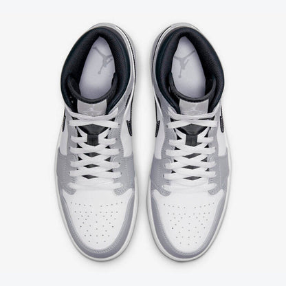 Men's Air Jordan 1 Mid 'Light Smoke Grey' Shoes