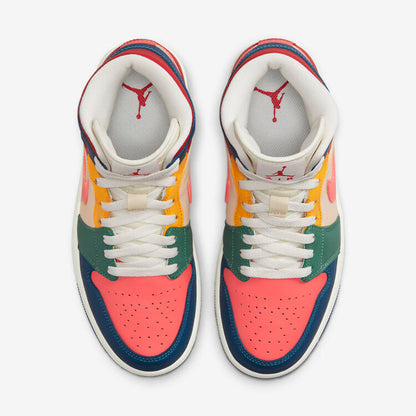 Men's Air Jordan 1 Mid 'Magic Ember' Shoes