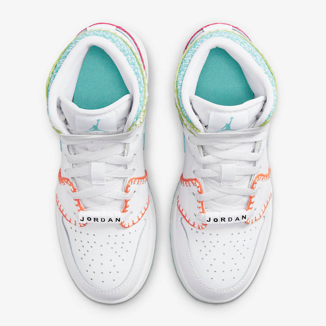 Men's Air Jordan 1 Mid 'Multi Knit' Shoes