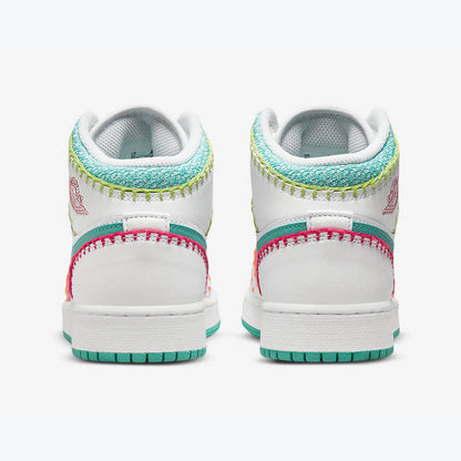 Men's Air Jordan 1 Mid 'Multi Knit' Shoes