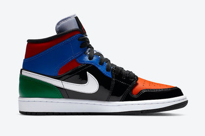 Men's Air Jordan 1 Mid 'Multi Patent' Shoes