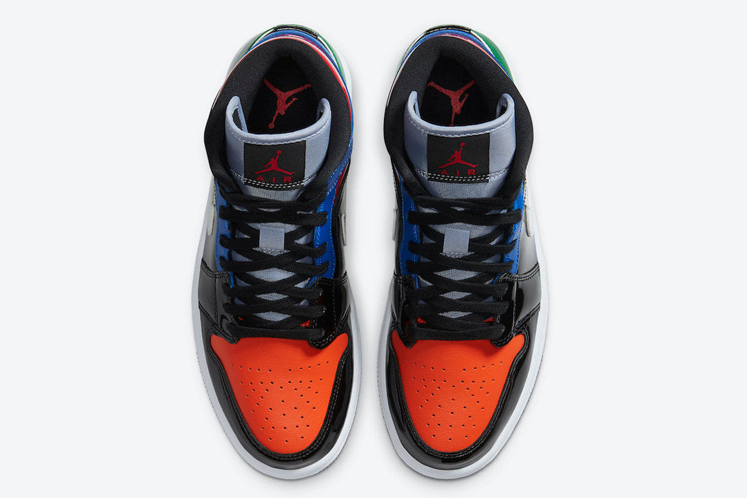 Men's Air Jordan 1 Mid 'Multi Patent' Shoes