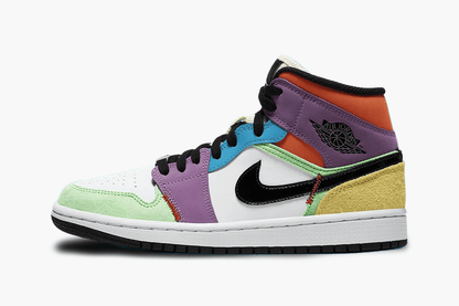 Men's Air Jordan 1 Mid 'Multi-Color' Shoes
