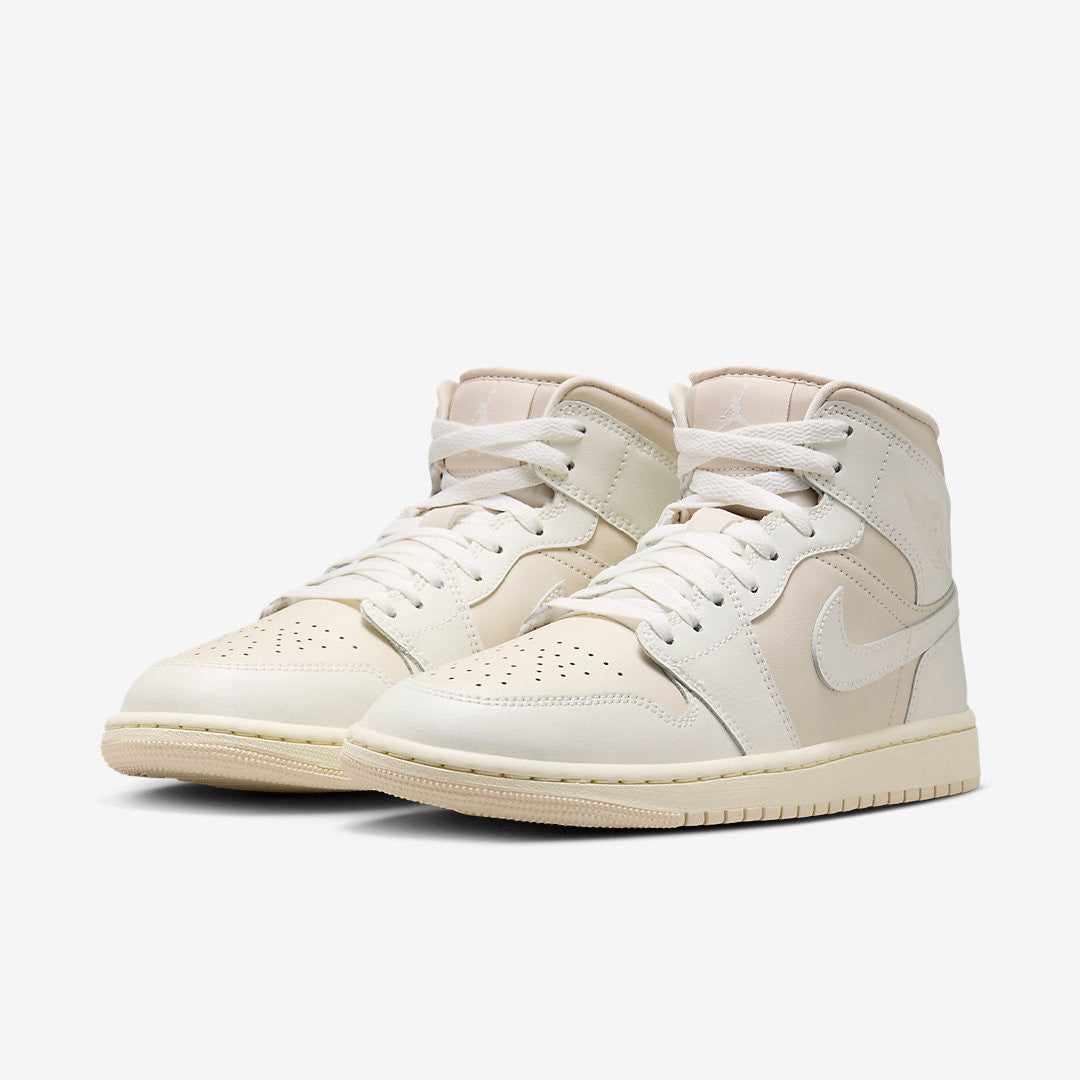Men's Air Jordan 1 Mid 'Muslin Sail' Shoes