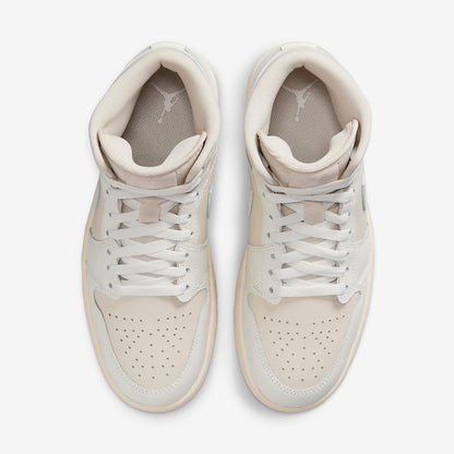 Men's Air Jordan 1 Mid 'Muslin Sail' Shoes