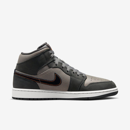 Men's Air Jordan 1 Mid 'Night Stadium' Shoes