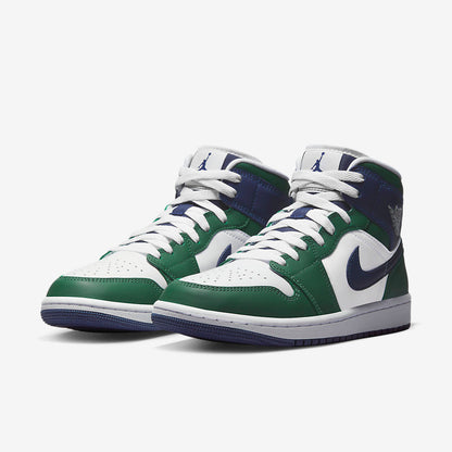 Men's Air Jordan 1 Mid 'Noble Green' Shoes