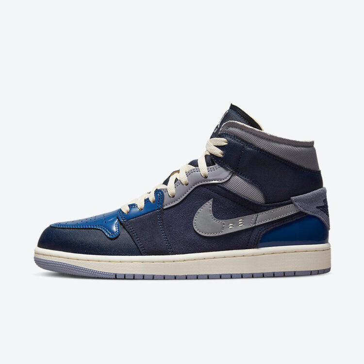 Men's Air Jordan 1 Mid 'Obsidian' Shoes