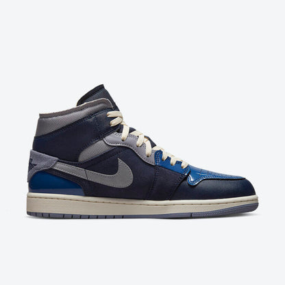 Men's Air Jordan 1 Mid 'Obsidian' Shoes
