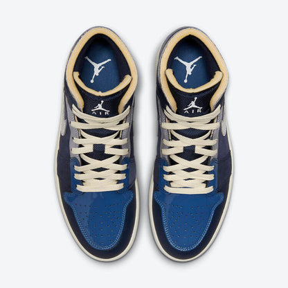 Men's Air Jordan 1 Mid 'Obsidian' Shoes