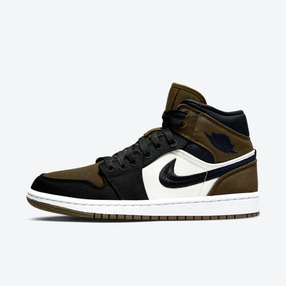 Men's Air Jordan 1 Mid 'Olive Toe' Shoes