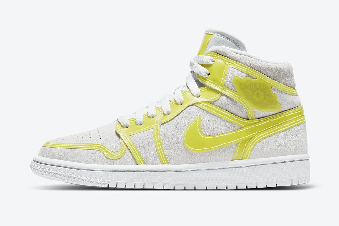 Men's Air Jordan 1 Mid 'Opti Yellow' Shoes
