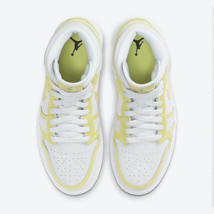 Men's Air Jordan 1 Mid 'Opti Yellow' Shoes