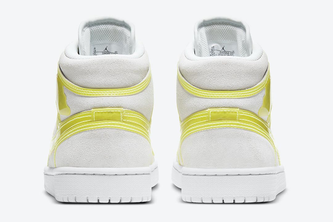 Men's Air Jordan 1 Mid 'Opti Yellow' Shoes