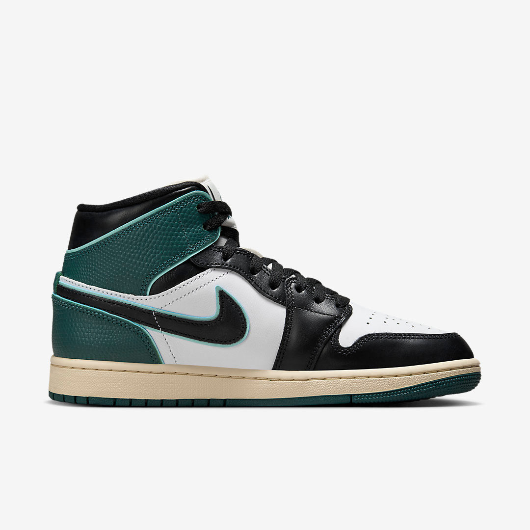 Men's Air Jordan 1 Mid 'Oxidized Green' Shoes
