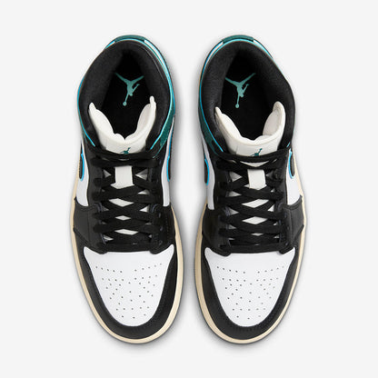 Men's Air Jordan 1 Mid 'Oxidized Green' Shoes