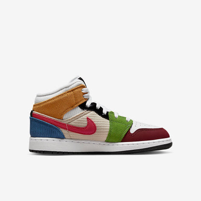 Men's Air Jordan 1 Mid 'Patchwork' Shoes