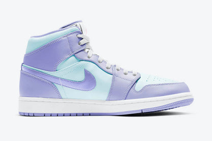 Men's Air Jordan 1 Mid 'Purple Pulse' Shoes