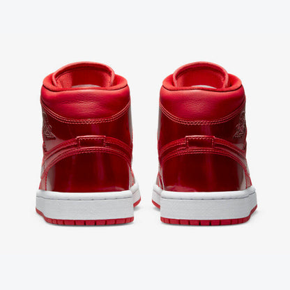 Men's Air Jordan 1 Mid 'Red Pomegranate' Shoes