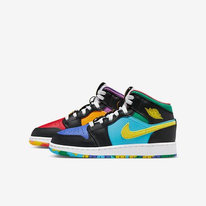 Men's Air Jordan 1 Mid 'Six Championships' Shoes