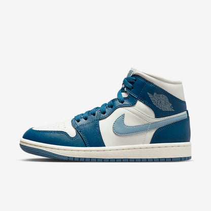 Men's Air Jordan 1 Mid 'Sky J French Blue' Shoes