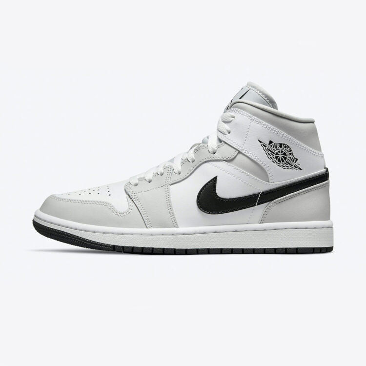 Men's Air Jordan 1 Mid 'Smoke Grey' Shoes