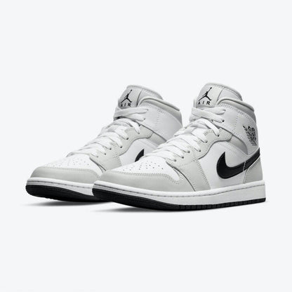 Men's Air Jordan 1 Mid 'Smoke Grey' Shoes