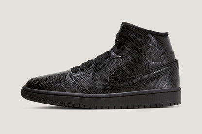 Men's Air Jordan 1 Mid 'Snakeskin' Shoes