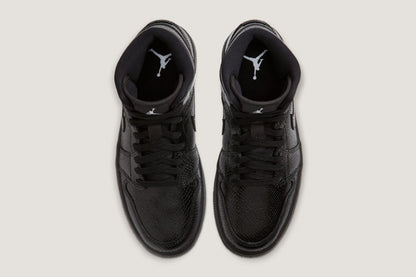 Men's Air Jordan 1 Mid 'Snakeskin' Shoes
