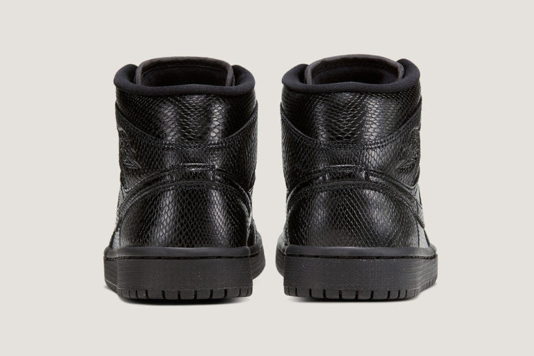 Men's Air Jordan 1 Mid 'Snakeskin' Shoes