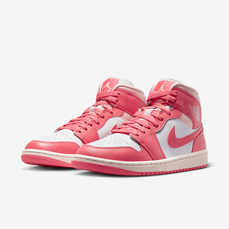 Men's Air Jordan 1 Mid 'Strawberries and Cream' Shoes