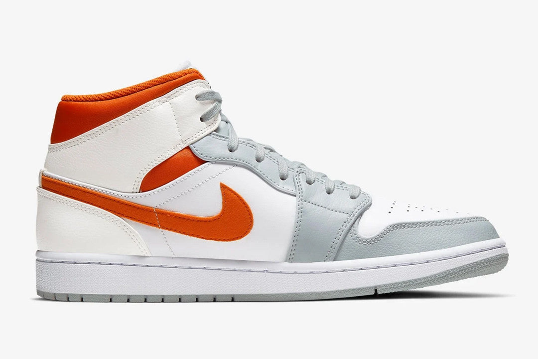 Men's Air Jordan 1 Mid 'Texas Longhorns' Shoes