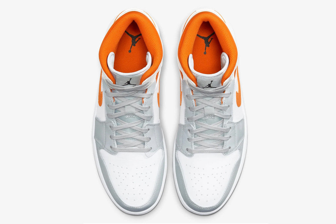 Men's Air Jordan 1 Mid 'Texas Longhorns' Shoes