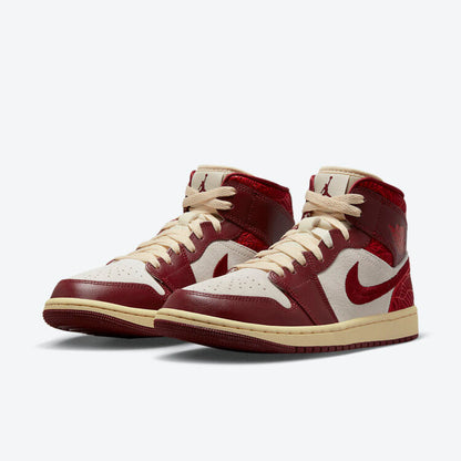 Men's Air Jordan 1 Mid 'Tiki Leaf' Shoes