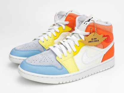 Men's Air Jordan 1 Mid 'To My First Coach' Shoes