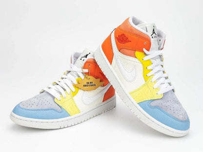 Men's Air Jordan 1 Mid 'To My First Coach' Shoes