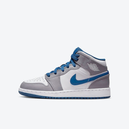 Men's Air Jordan 1 Mid 'True Blue' Shoes