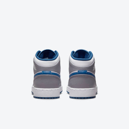 Men's Air Jordan 1 Mid 'True Blue' Shoes
