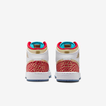 Men's Air Jordan 1 Mid 'UNC to Chicago' Shoes