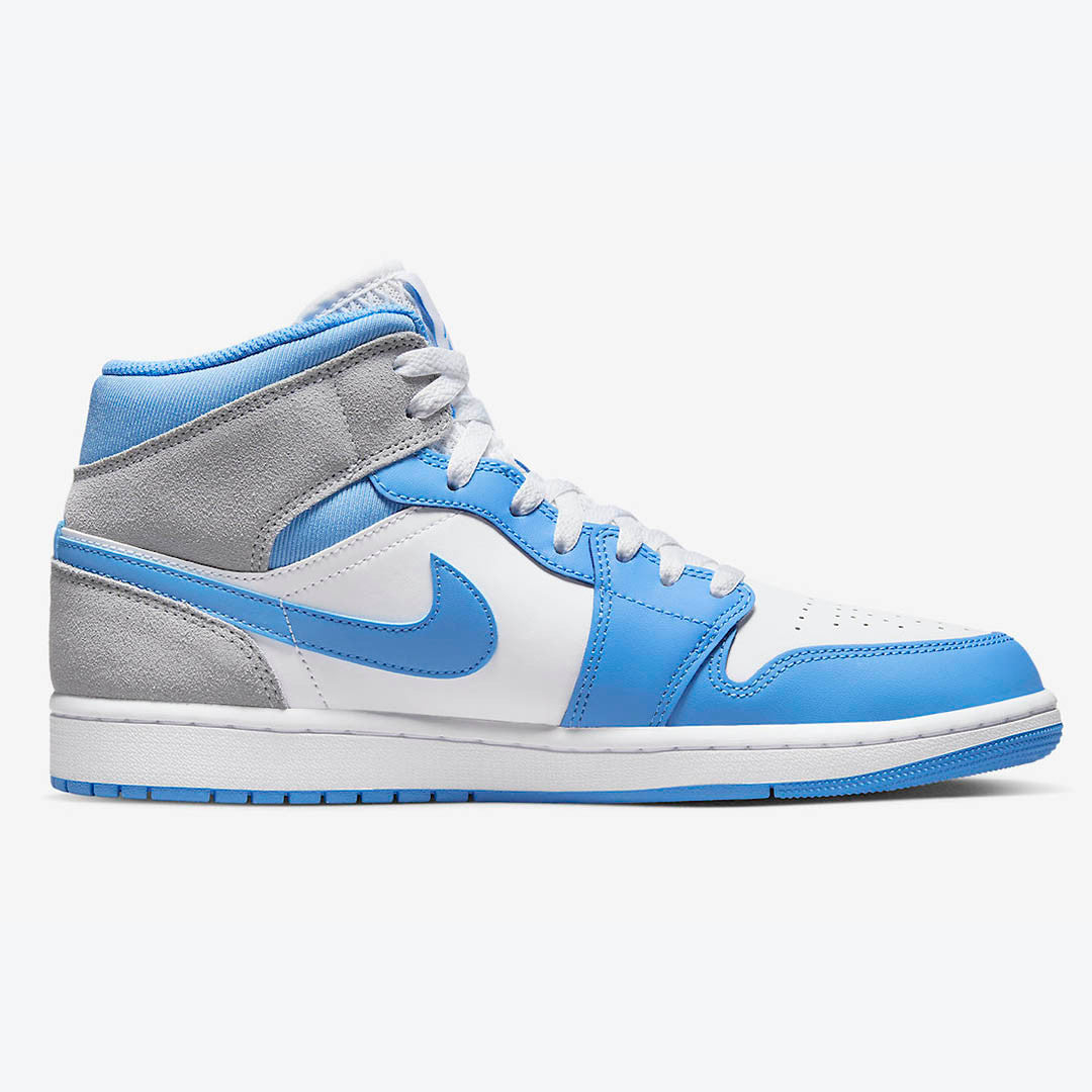 Men's Air Jordan 1 Mid 'University Blue' Shoes