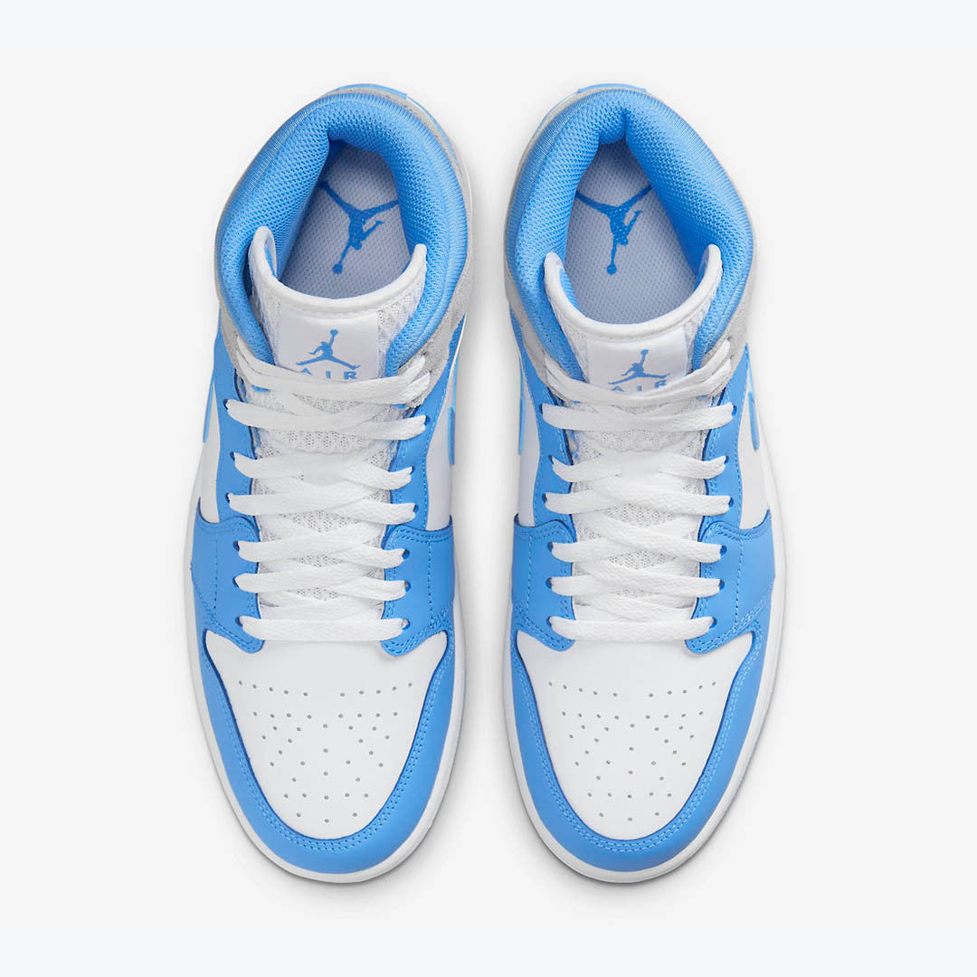 Men's Air Jordan 1 Mid 'University Blue' Shoes