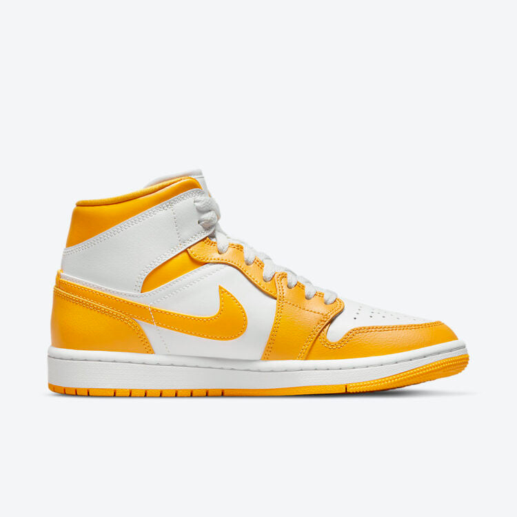 Men's Air Jordan 1 Mid 'University Gold' Shoes