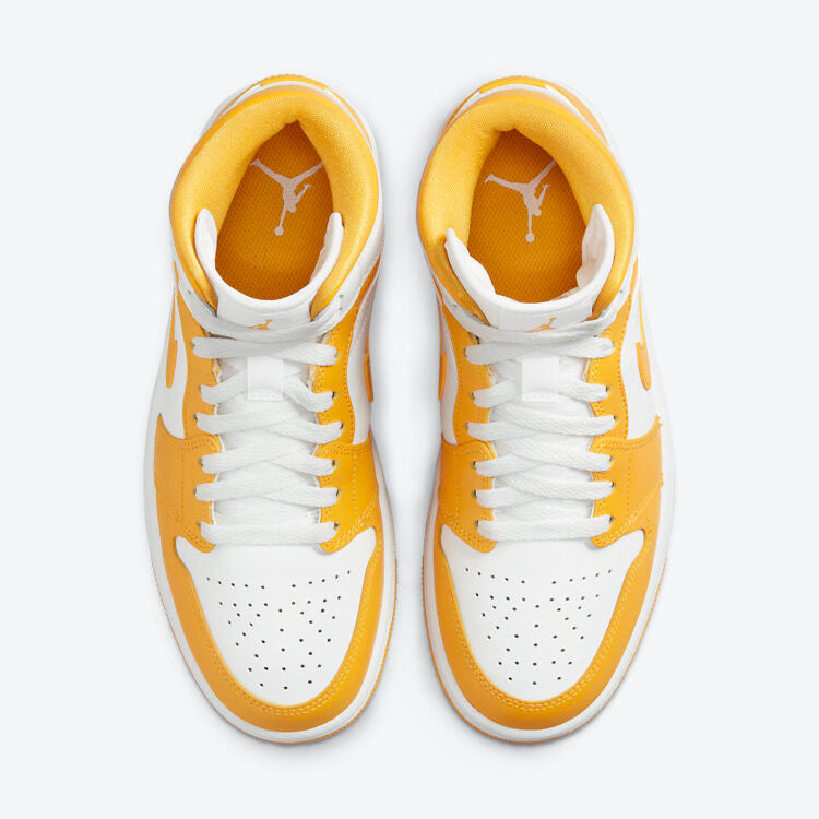 Men's Air Jordan 1 Mid 'University Gold' Shoes