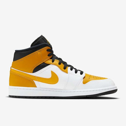 Men's Air Jordan 1 Mid 'University Gold' Shoes
